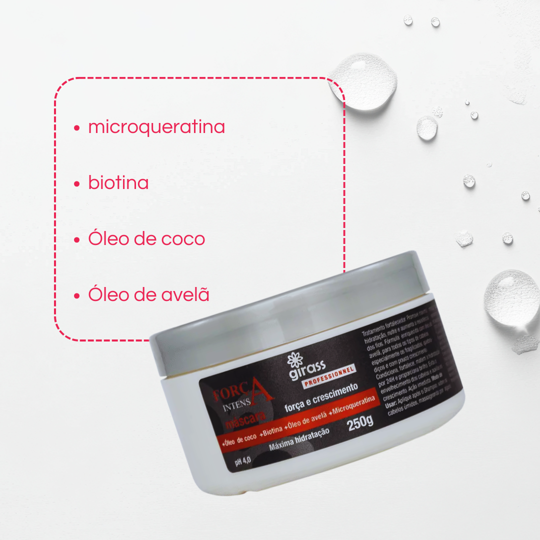 Mascara Fortalecimento Capilar Girass 250ml