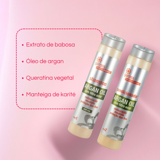 Kit SOS Argan shampoo+condicionador