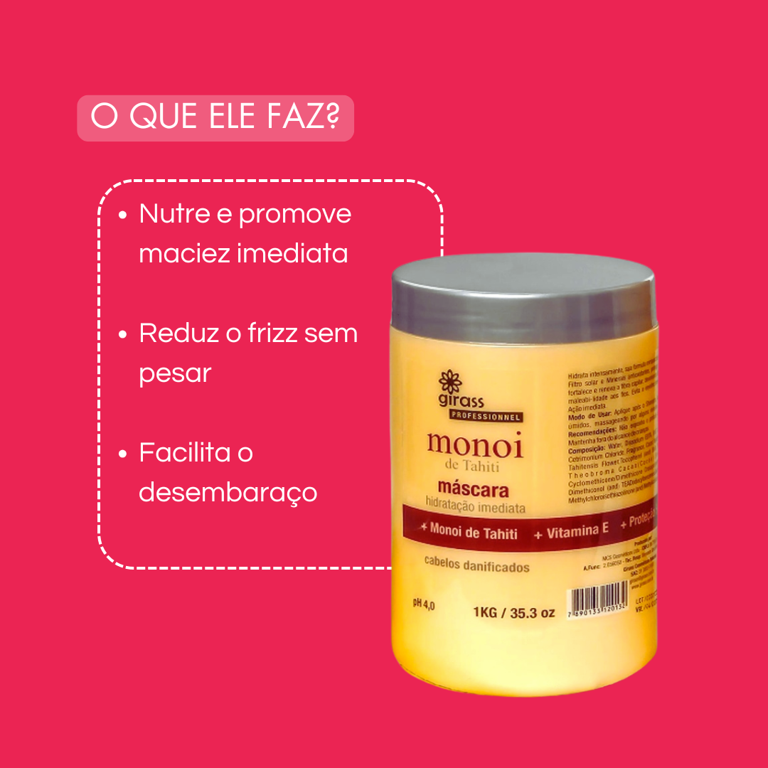 mascara nutrição monoi 1000ml
