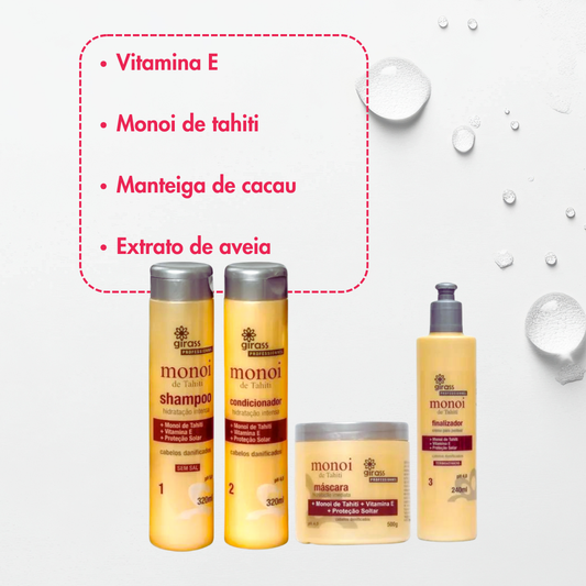 kit nutrição monoi (4 itens)