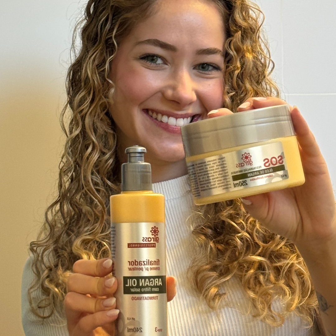 Kit SOS Girass Argan (4 itens)