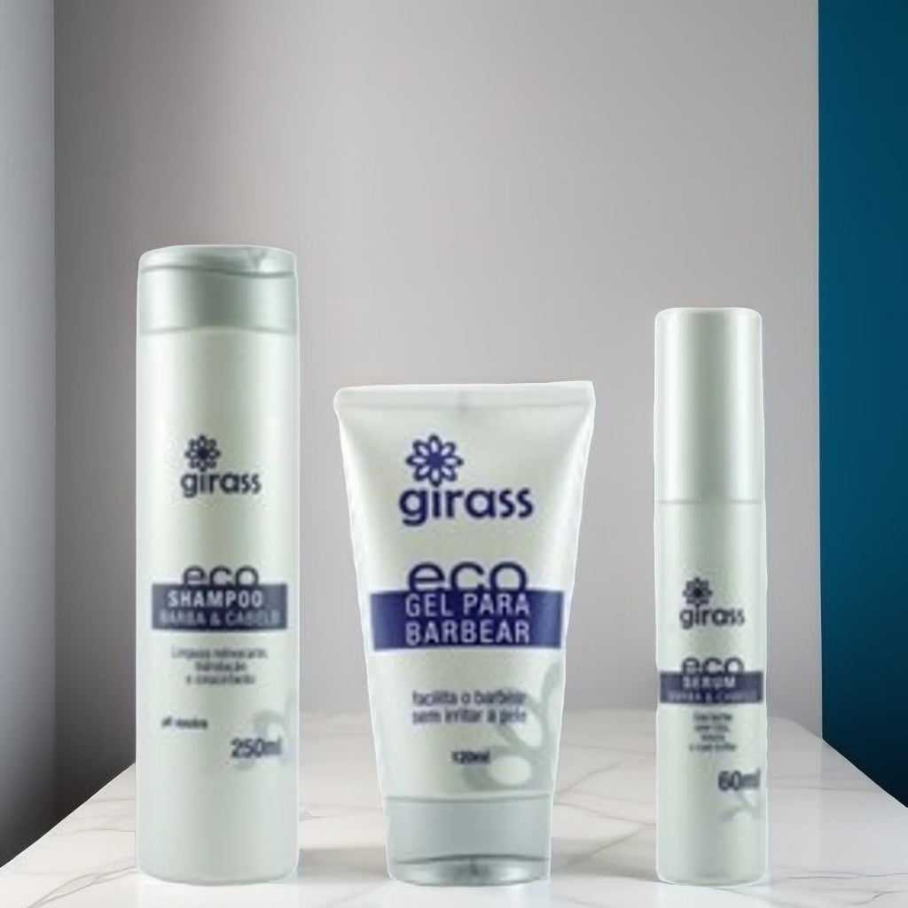 Kit Barba & cabelo - 3 itens
