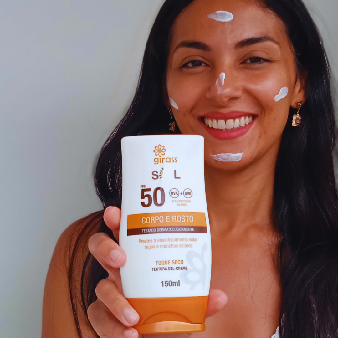 Protetor Solar Corpo e Rosto FPS50