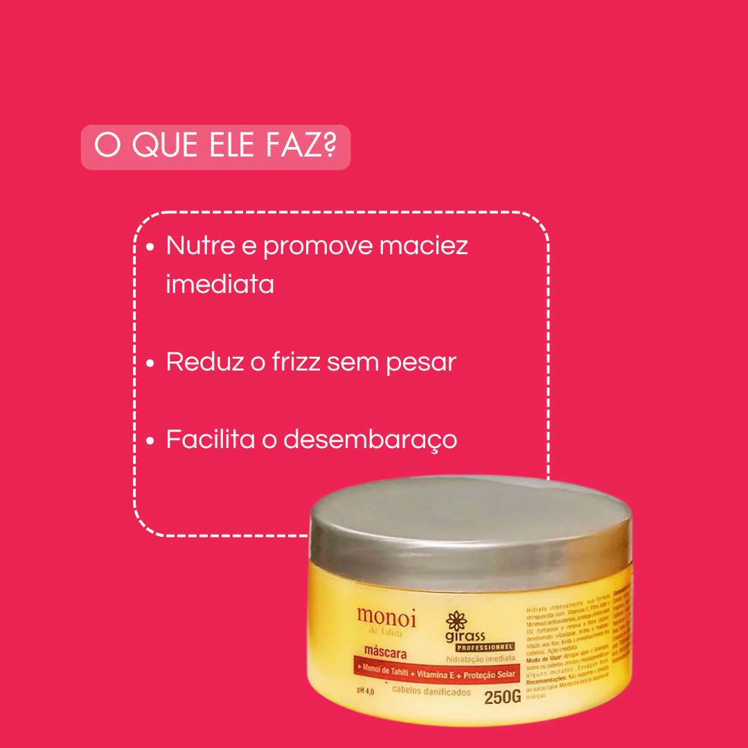 mascara nutrição monoi 250ml