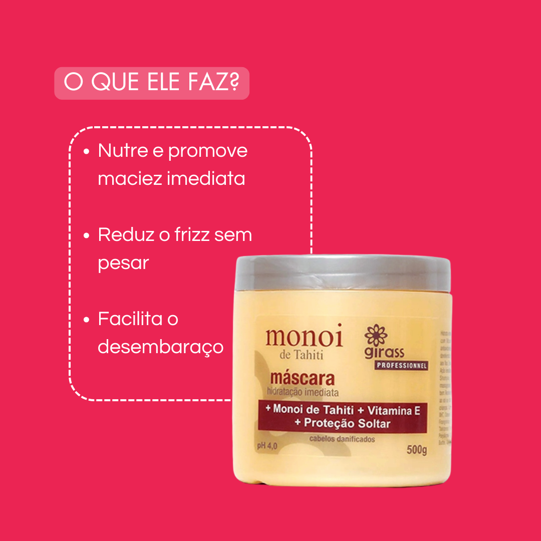 kit nutrição monoi (4 itens)