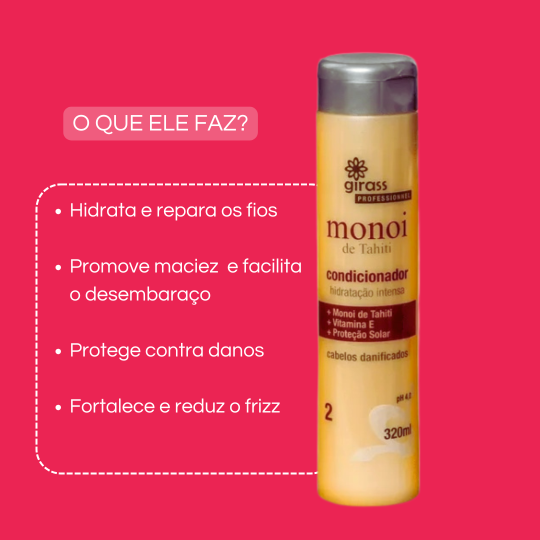 kit nutrição monoi (4 itens)