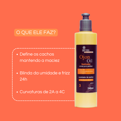 Kit Cachos sem frizz