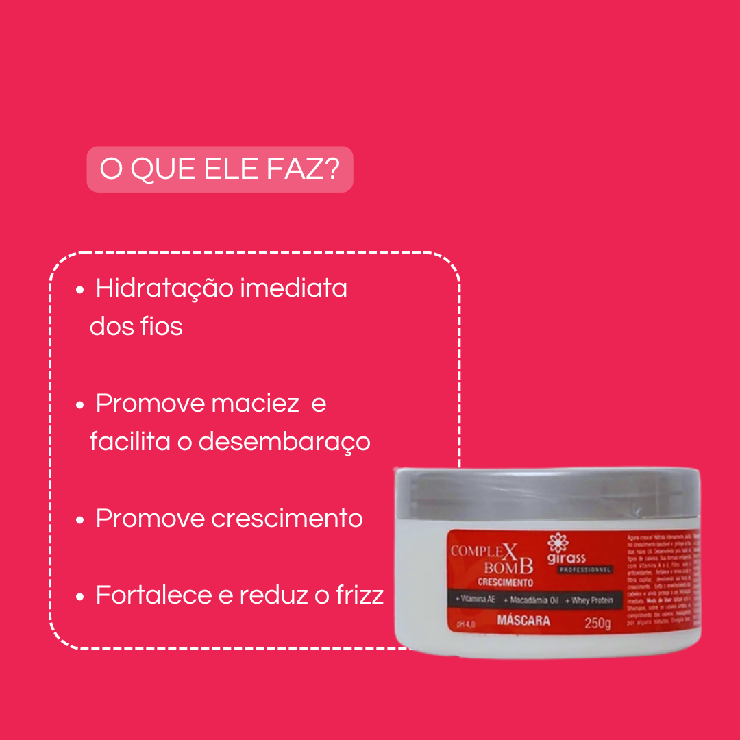 Mascara Crescimento Girass