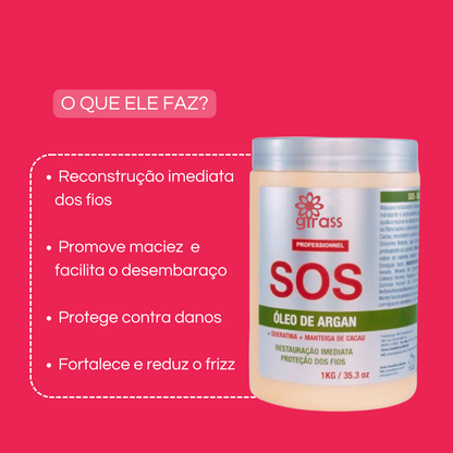 mascara reparadora SOS argan 1000ml
