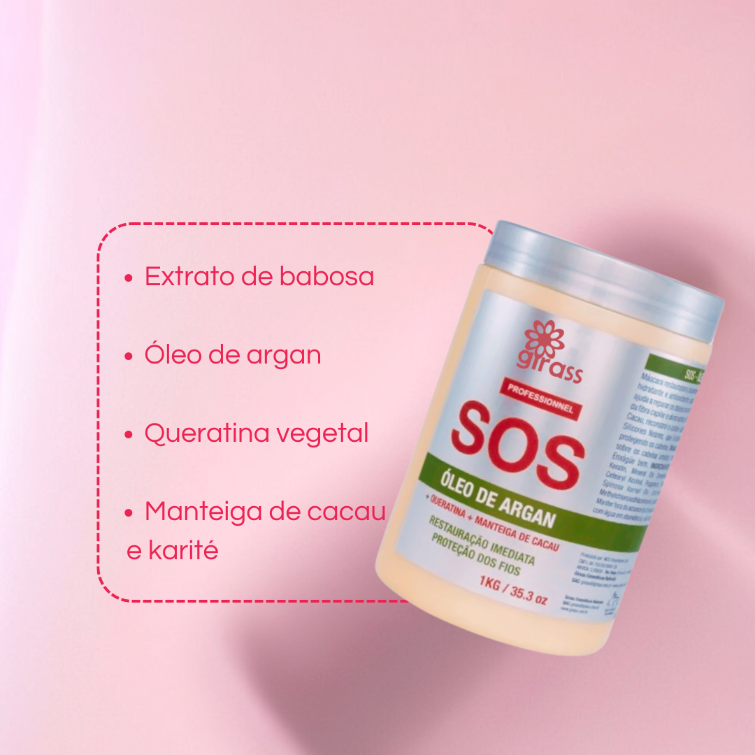 mascara reparadora SOS argan 1000ml