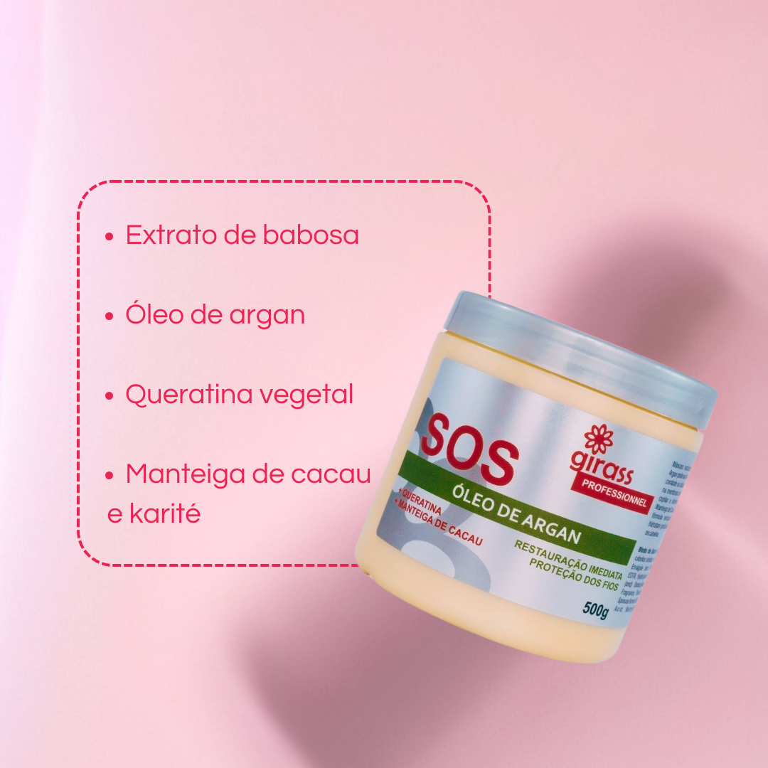 mascara reparadora SOS argan 500ml