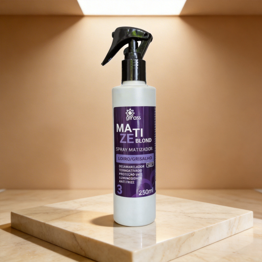 Spray matizador iluminador cabelos loiros frasco 250ml

